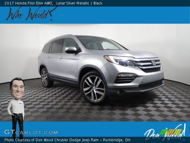 2017 Honda Pilot Elite AWD in Lunar Silver Metallic
