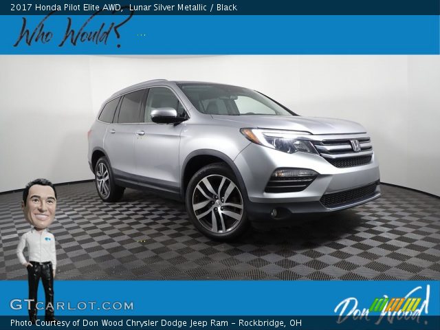 2017 Honda Pilot Elite AWD in Lunar Silver Metallic