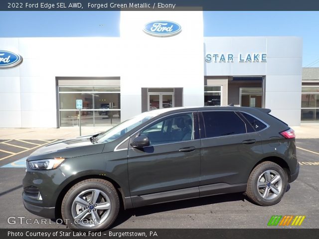 2022 Ford Edge SEL AWD in Forged Green Metallic