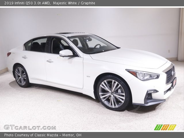 2019 Infiniti Q50 3.0t AWD in Majestic White