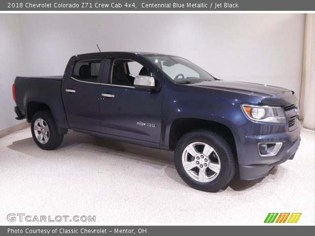 2018 Chevrolet Colorado Z71 Crew Cab 4x4 in Centennial Blue Metallic