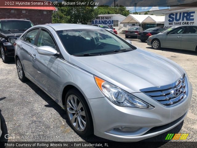 2012 Hyundai Sonata SE 2.0T in Radiant Silver