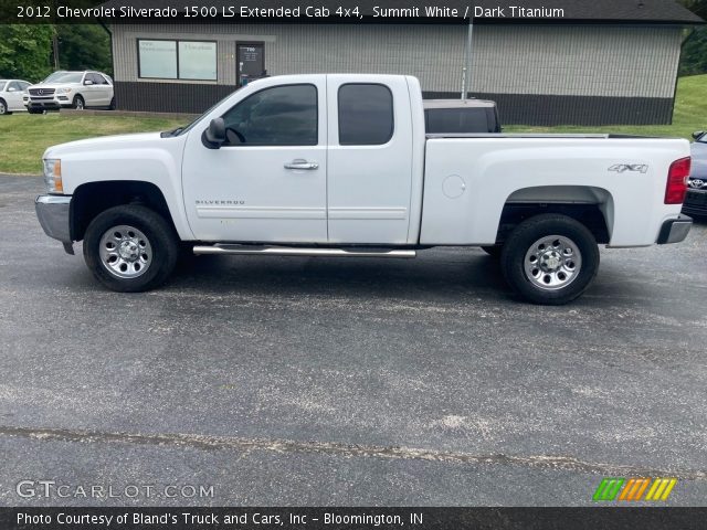 2012 Chevrolet Silverado 1500 LS Extended Cab 4x4 in Summit White