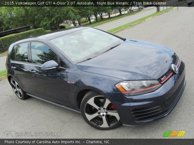 2015 Volkswagen Golf GTI 4-Door 2.0T Autobahn in Night Blue Metallic