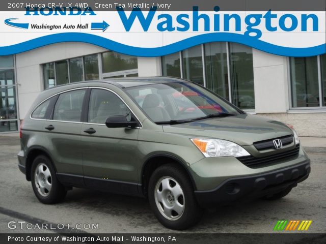 2007 Honda CR-V LX 4WD in Green Tea Metallic