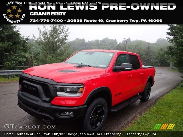 2021 Ram 1500 Rebel Crew Cab 4x4 in Flame Red