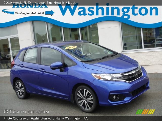 2019 Honda Fit EX in Aegean Blue Metallic