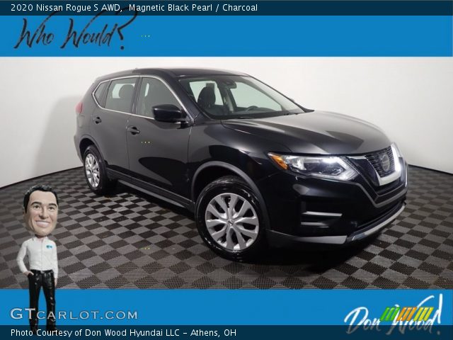 2020 Nissan Rogue S AWD in Magnetic Black Pearl
