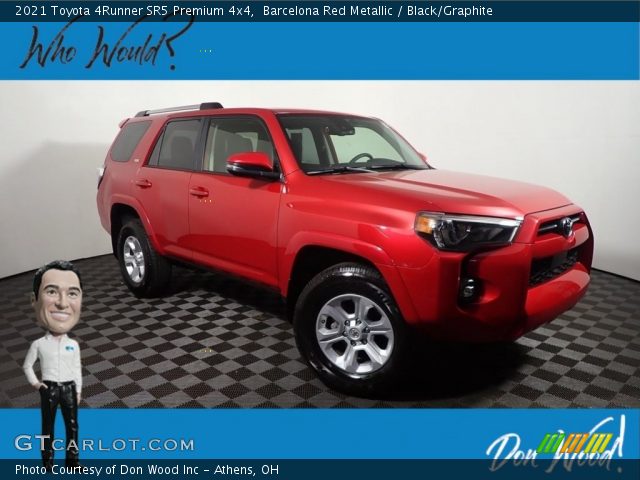 2021 Toyota 4Runner SR5 Premium 4x4 in Barcelona Red Metallic