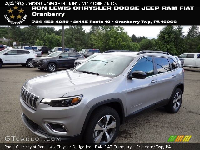 2022 Jeep Cherokee Limited 4x4 in Billet Silver Metallic