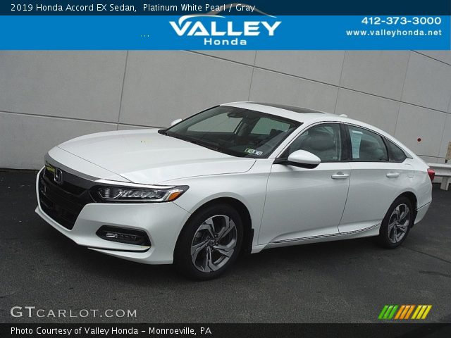 2019 Honda Accord EX Sedan in Platinum White Pearl