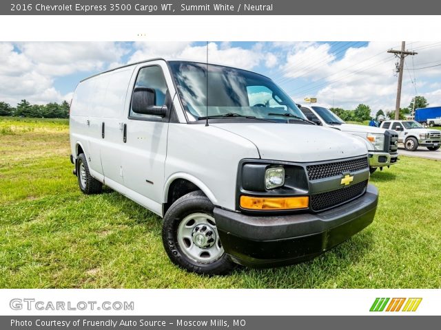 2016 Chevrolet Express 3500 Cargo WT in Summit White