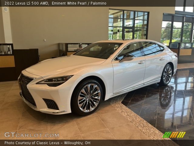 2022 Lexus LS 500 AWD in Eminent White Pearl