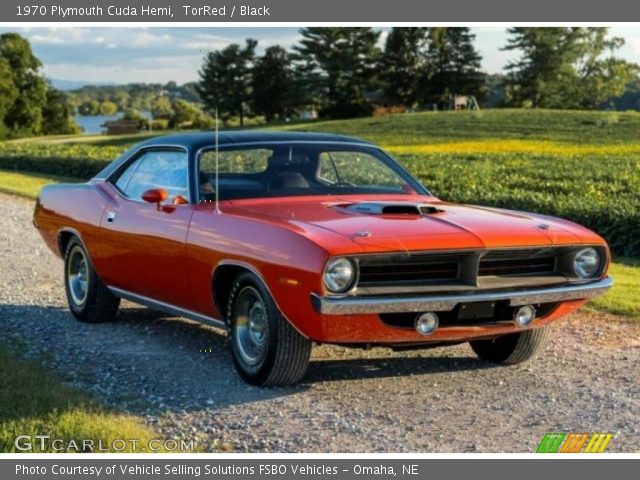 1970 Plymouth Cuda Hemi in TorRed