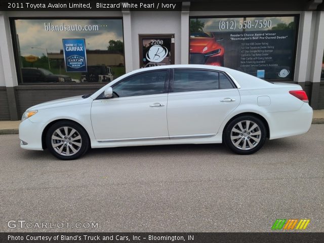 2011 Toyota Avalon Limited in Blizzard White Pearl