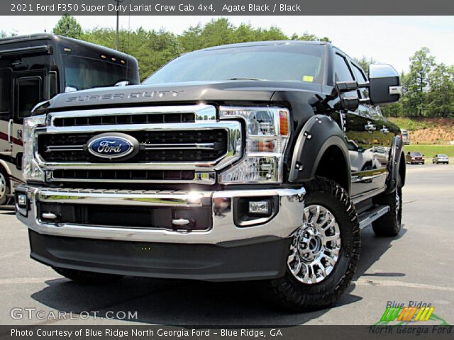 2021 Ford F350 Super Duty Lariat Crew Cab 4x4 in Agate Black