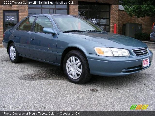 2000 Toyota Camry LE in Sailfin Blue Metallic