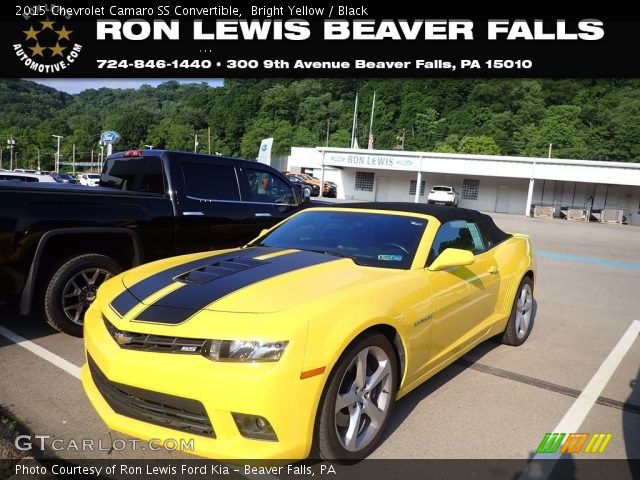 2015 Chevrolet Camaro SS Convertible in Bright Yellow