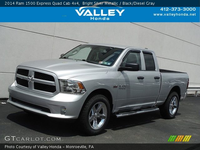 2014 Ram 1500 Express Quad Cab 4x4 in Bright Silver Metallic