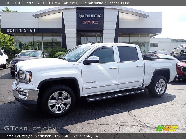 2018 GMC Sierra 1500 SLT Crew Cab 4WD in Summit White