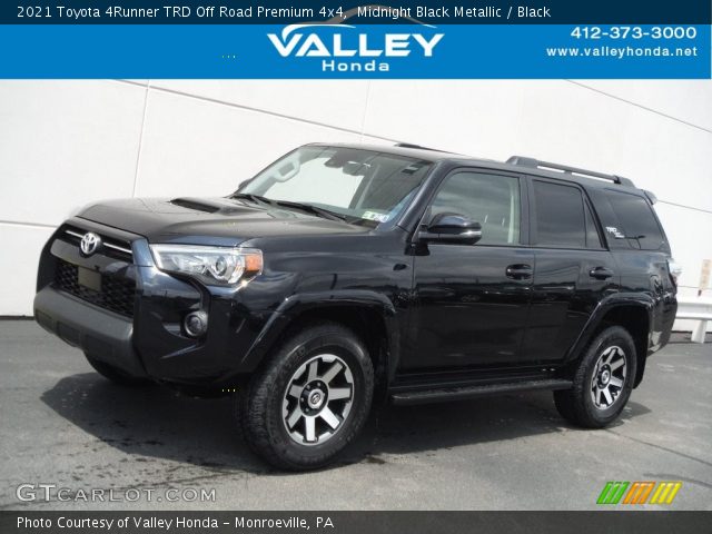 2021 Toyota 4Runner TRD Off Road Premium 4x4 in Midnight Black Metallic