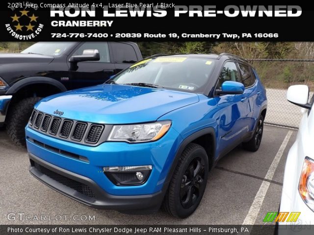 2021 Jeep Compass Altitude 4x4 in Laser Blue Pearl