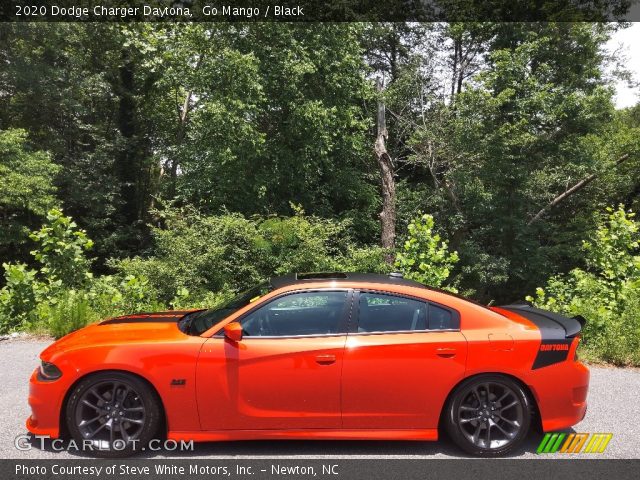 2020 Dodge Charger Daytona in Go Mango