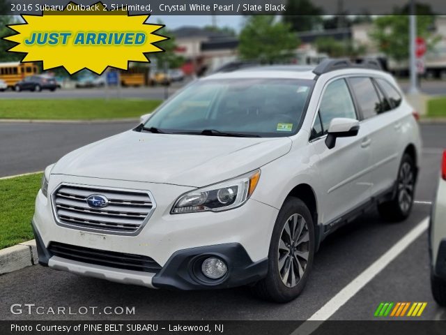 2016 Subaru Outback 2.5i Limited in Crystal White Pearl