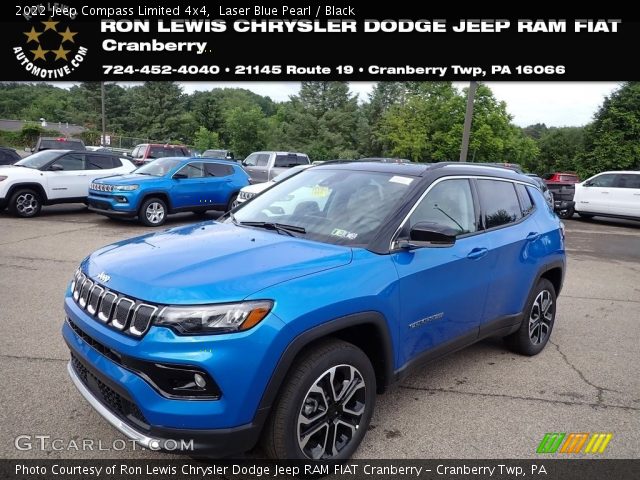 2022 Jeep Compass Limited 4x4 in Laser Blue Pearl