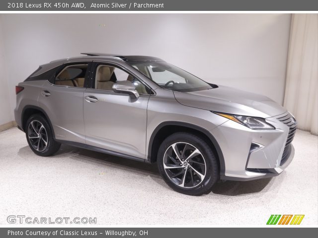 2018 Lexus RX 450h AWD in Atomic Silver