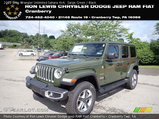 2022 Jeep Wrangler Unlimited Sahara 4x4 in Sarge Green