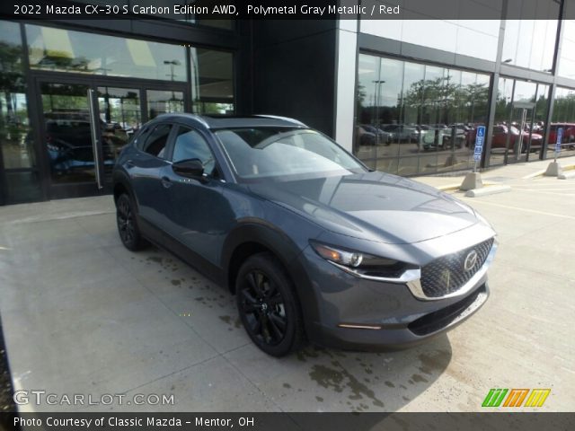 2022 Mazda CX-30 S Carbon Edition AWD in Polymetal Gray Metallic