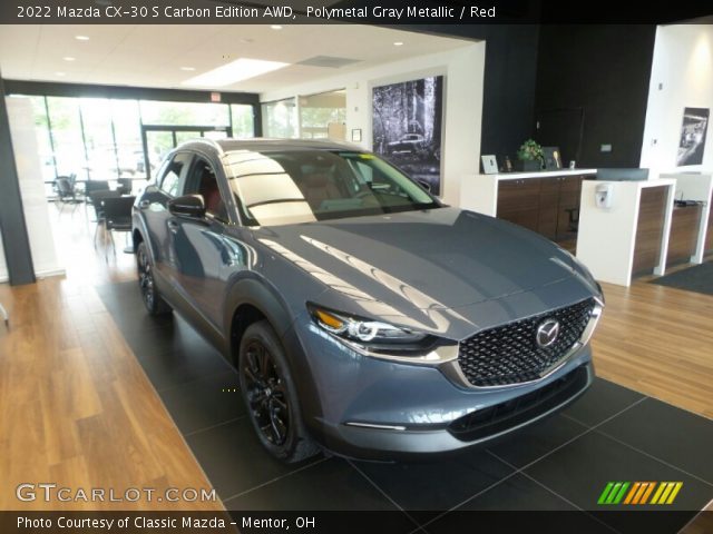 2022 Mazda CX-30 S Carbon Edition AWD in Polymetal Gray Metallic