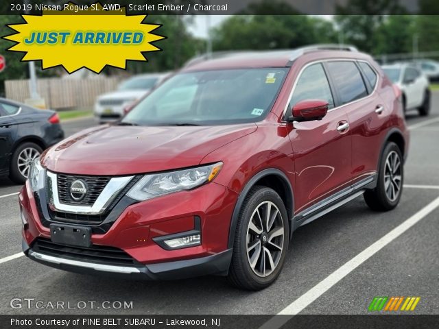 2019 Nissan Rogue SL AWD in Scarlet Ember