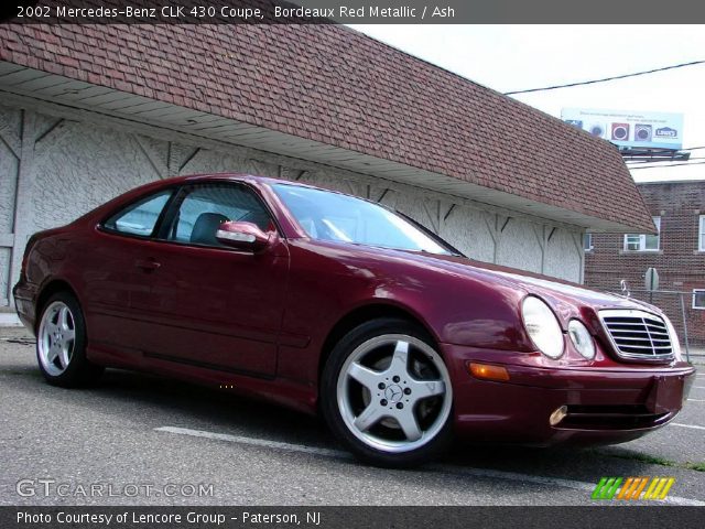 2002 Mercedes-Benz CLK 430 Coupe in Bordeaux Red Metallic