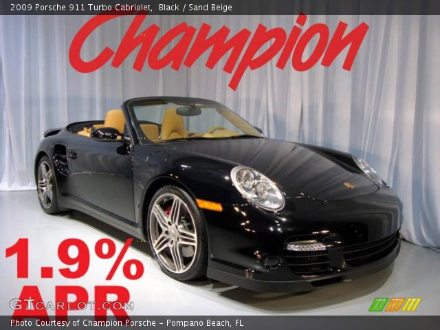 2009 Porsche 911 Turbo Cabriolet in Black