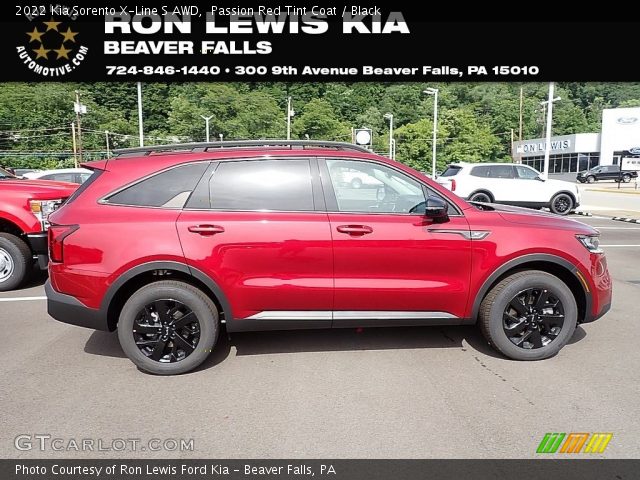 2022 Kia Sorento X-Line S AWD in Passion Red Tint Coat