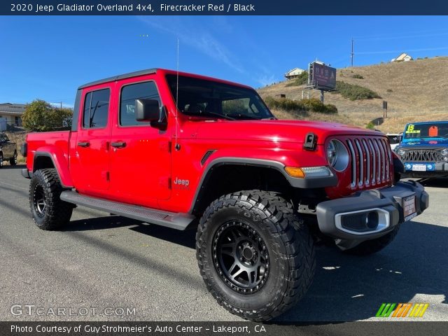 2020 Jeep Gladiator Overland 4x4 in Firecracker Red