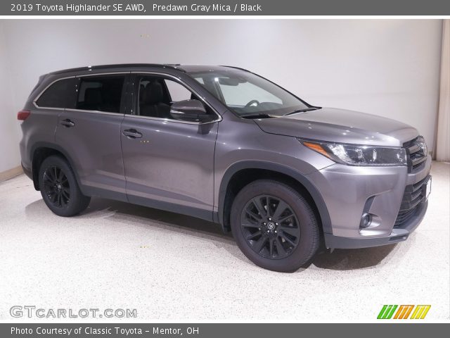 2019 Toyota Highlander SE AWD in Predawn Gray Mica