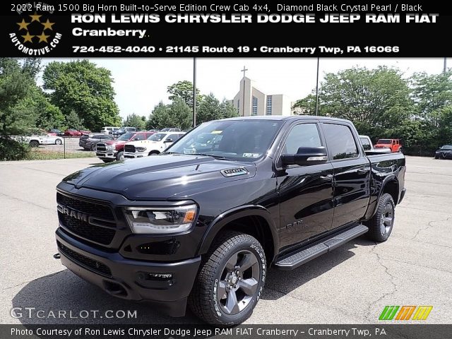 2022 Ram 1500 Big Horn Built-to-Serve Edition Crew Cab 4x4 in Diamond Black Crystal Pearl