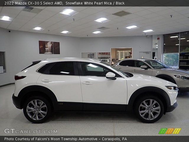 2022 Mazda CX-30 S Select AWD in Snowflake White Pearl Mica