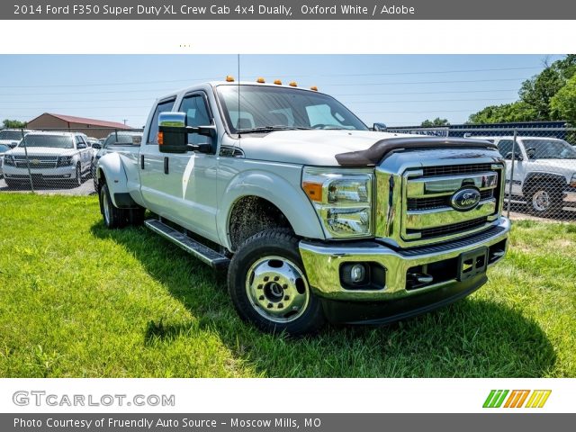 2014 Ford F350 Super Duty XL Crew Cab 4x4 Dually in Oxford White