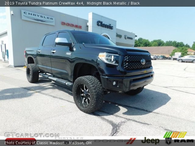 2019 Toyota Tundra Platinum CrewMax 4x4 in Midnight Black Metallic