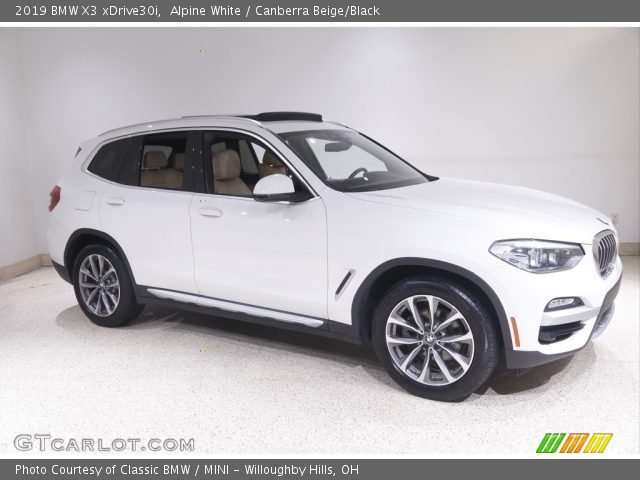 2019 BMW X3 xDrive30i in Alpine White
