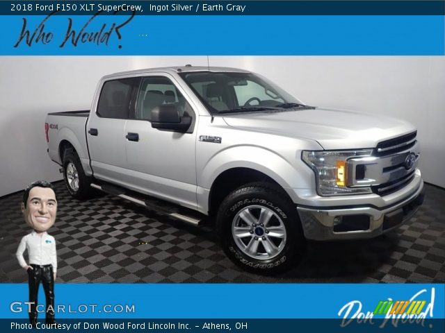 2018 Ford F150 XLT SuperCrew in Ingot Silver