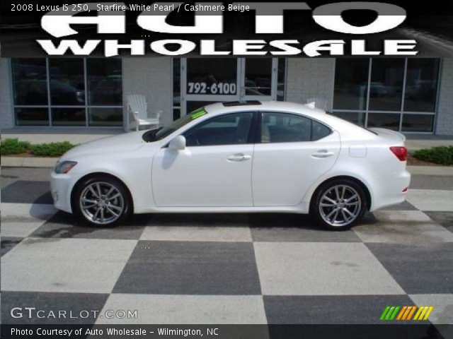 2008 Lexus IS 250 in Starfire White Pearl