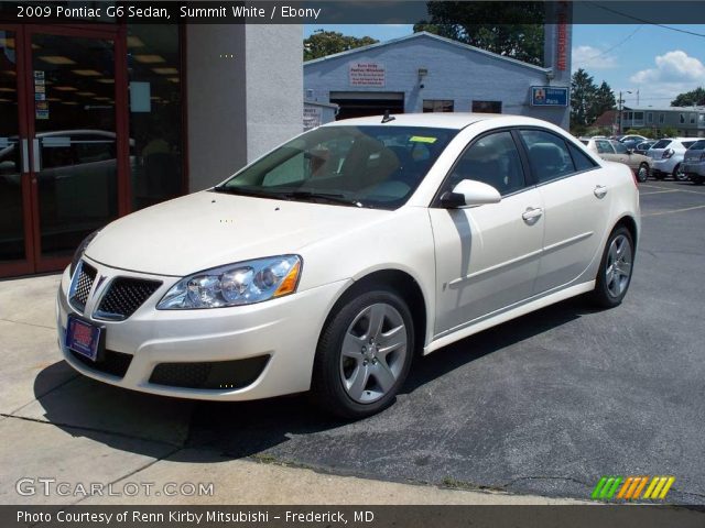 2009 Pontiac G6 Sedan in Summit White