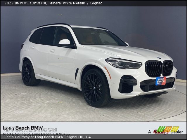 2022 BMW X5 sDrive40i in Mineral White Metallic