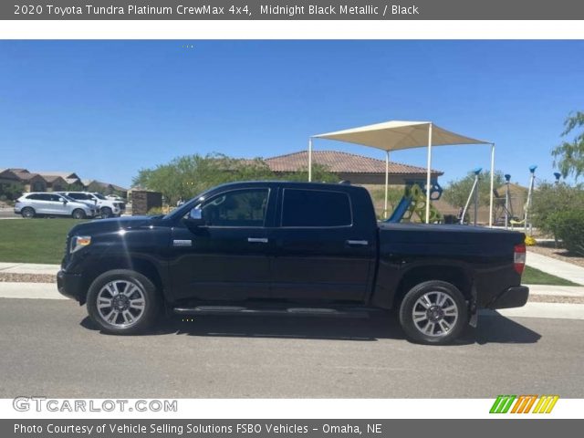 2020 Toyota Tundra Platinum CrewMax 4x4 in Midnight Black Metallic