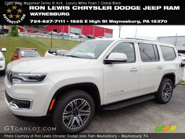 2022 Jeep Wagoneer Series III 4x4 in Luxury White Pearl